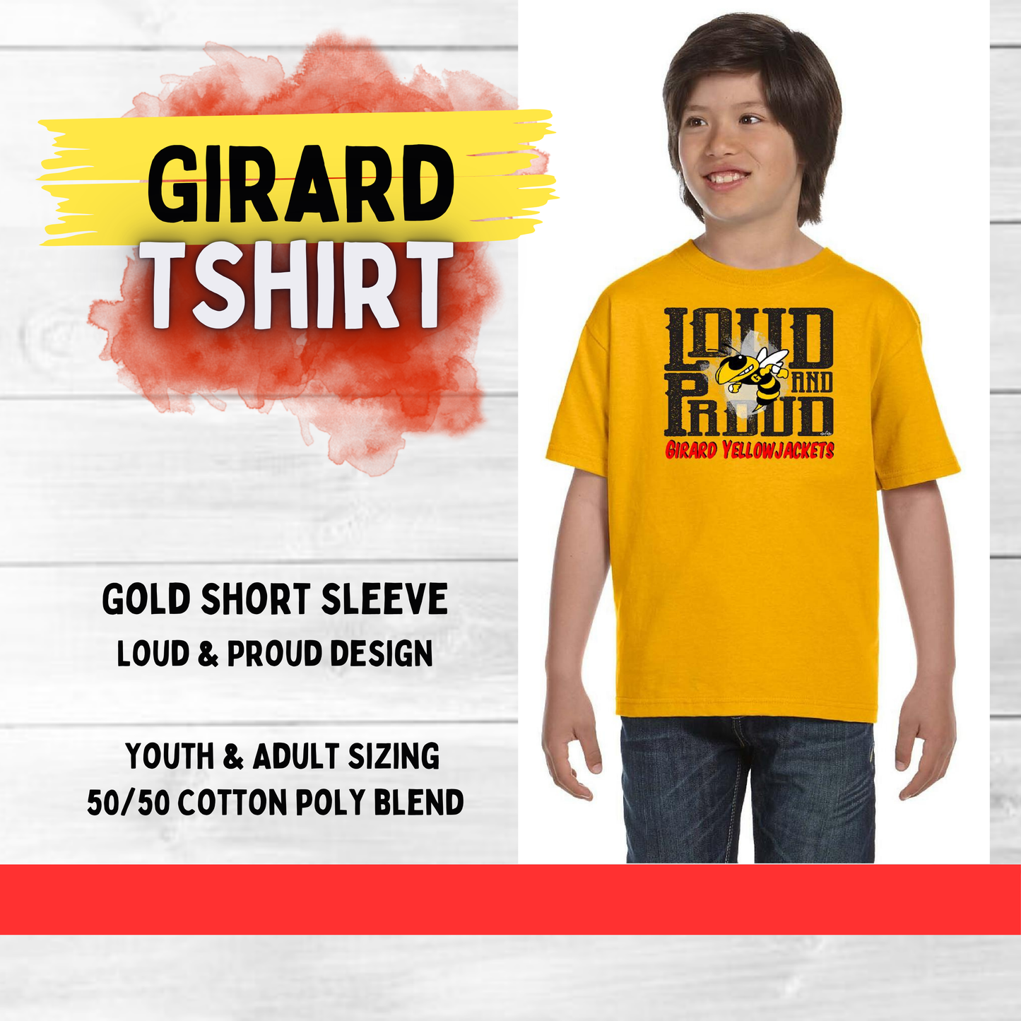 GIRARD - Loud & Proud Tshirt