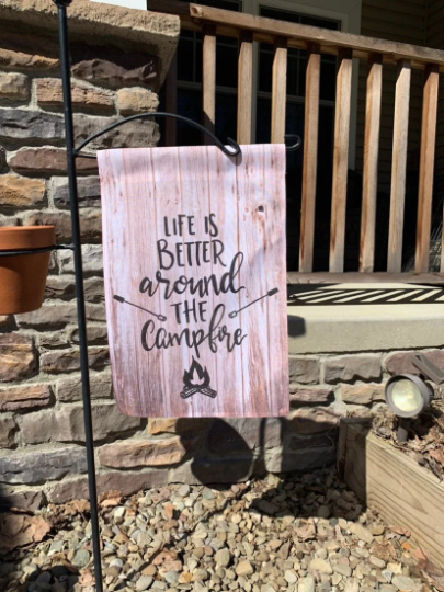 Garden Flag - Campfire Flag