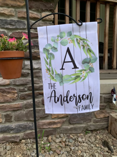 Garden Flag - Farm Style Flag (Magnolia Wreath)