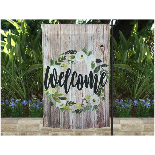 Garden Flag - Farm Style Flag (Floral)