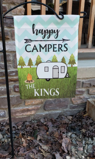 Garden Flag - Happy Camper Flag