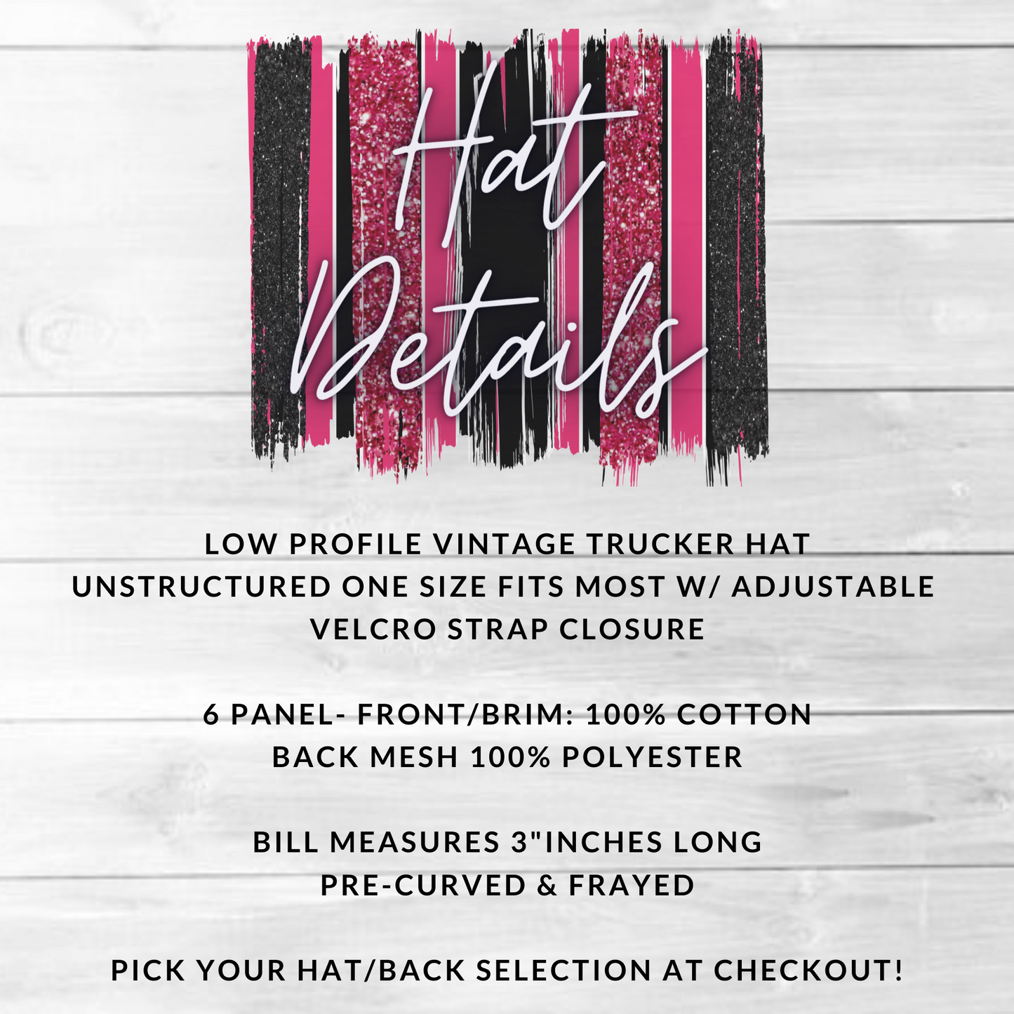 Patch Hat- NO FLOCKS GIVEN