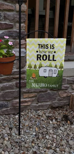 Garden Flag - How we Roll Flag