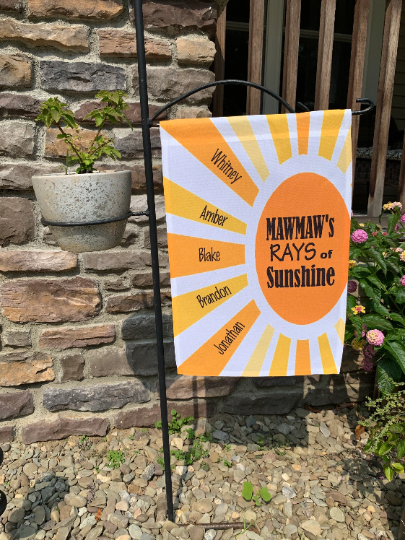 Garden Flag - Rays of Sunshine Flag