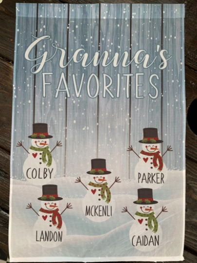 Garden Flag - Snowman Flag