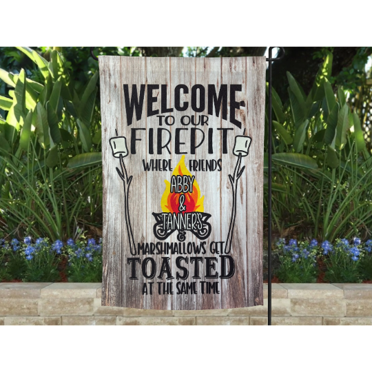 Garden Flag - Fire Pit Flag