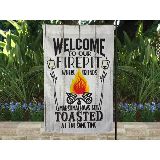 Garden Flag - Fire Pit Flag