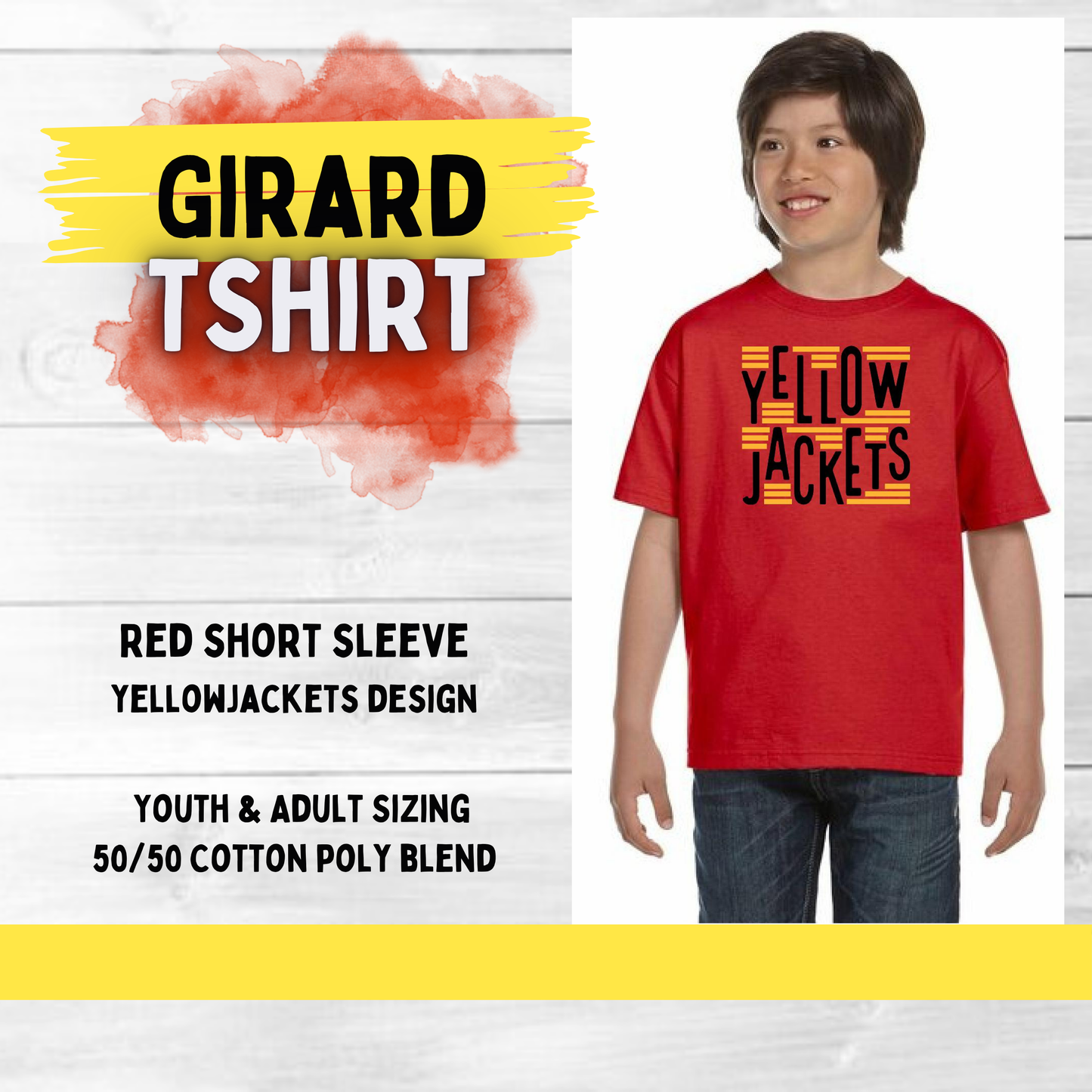 GIRARD - Yellowjackets Tshirt