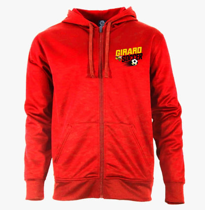 Girard Soccer- Zip Up Hoodie
