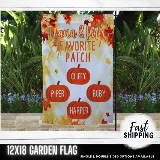 Garden Flag - Pumpkin Patch Flag