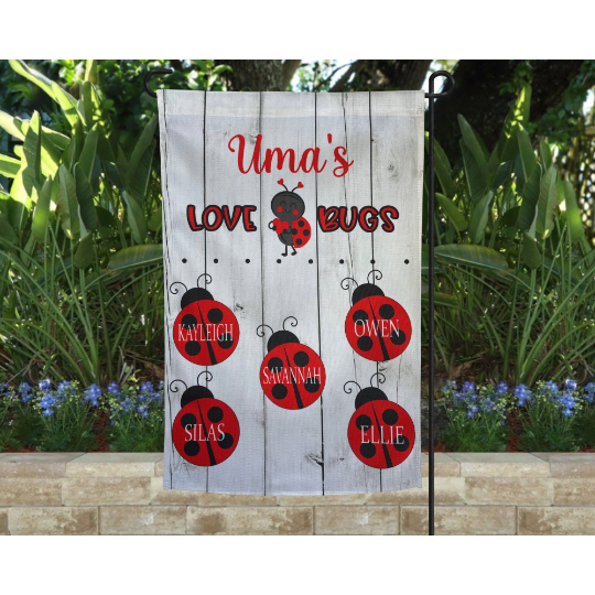 Garden Flag - Love Bugs Flag