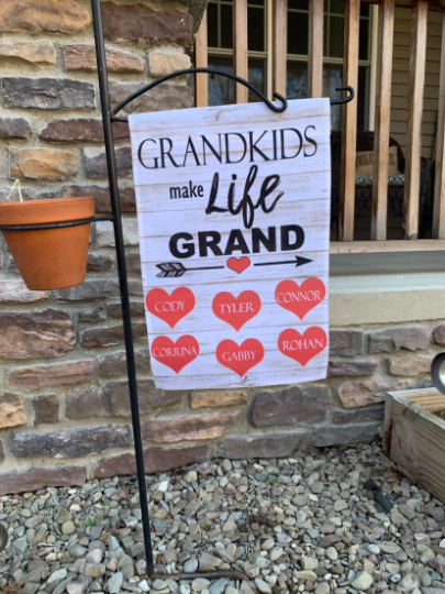 Garden Flag - Grandkids Flag