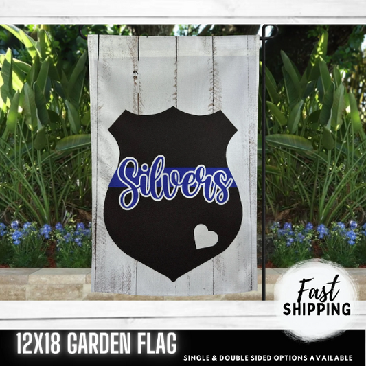 Garden Flag - Police Flag