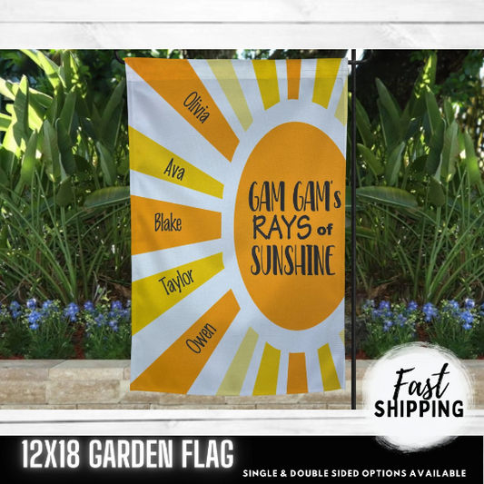 Garden Flag - Rays of Sunshine Flag