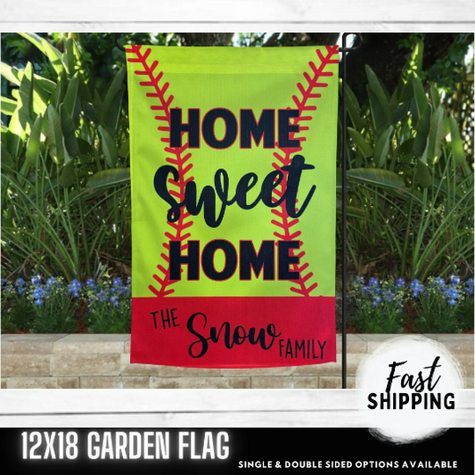 Garden Flag - Softball Flag