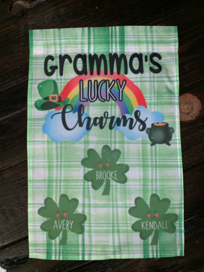 Garden Flag - Lucky Charms Flag