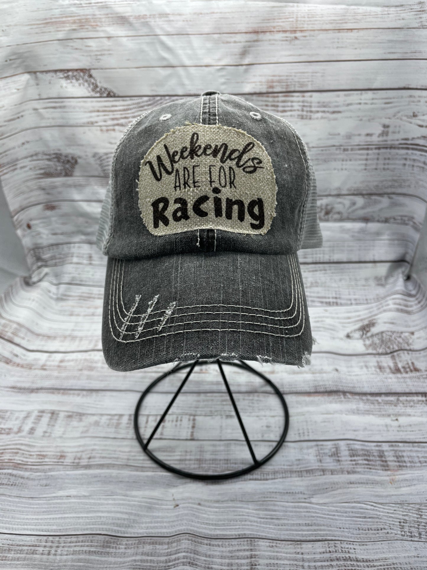 Racing Hat- WEEKENDS ARE FOR RACING