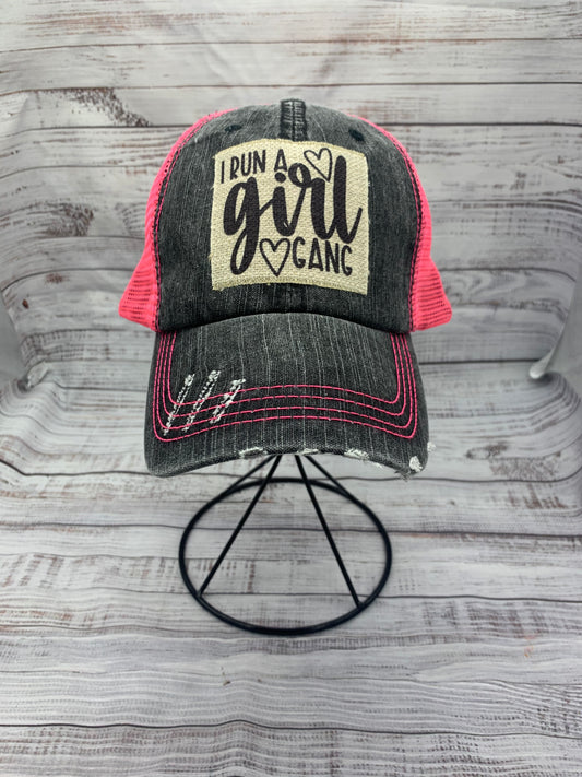 Mom Hat- I RUN A GIRL GANG