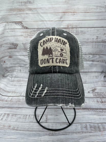 Camping Hat- CAMP HAIR DON'T CARE