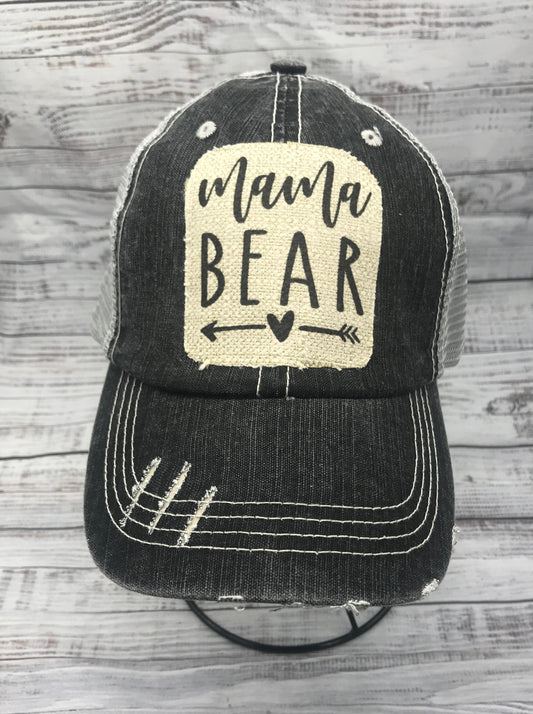 Mom Hat- MAMA BEAR