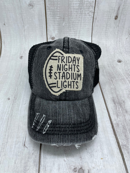 Football Hat- FRIDAY NIGHT STADIUM LIGHTS