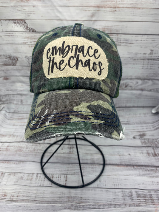 Mom Hat- EMBRACE THE CHAOS