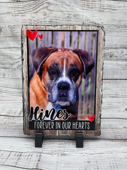 Photo Slate - Pet Memorial Slate