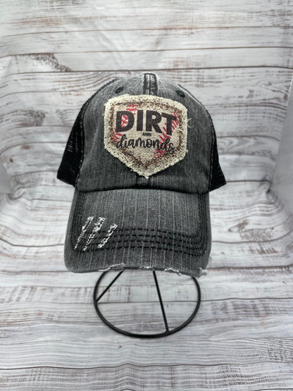 Baseball Hat- Dirt & Diamonds